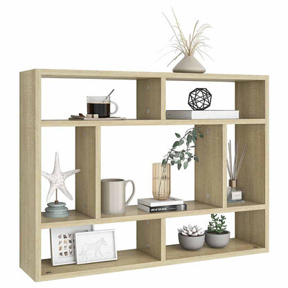 Scaffale a Parete Rovere Sonoma 75x16x55 cm Legno Multistrato | homemem39