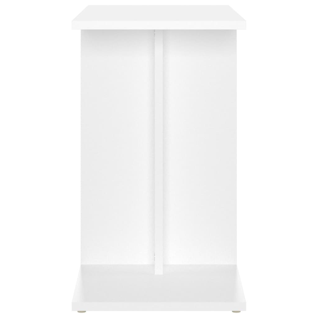 Tavolino Bianco 50x30x50 cm in Legno Multistrato - homemem39