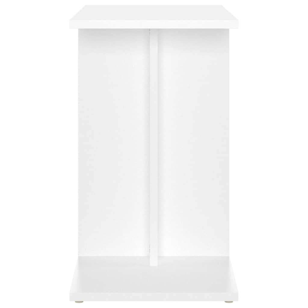 Tavolino Bianco 50x30x50 cm in Legno Multistrato