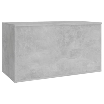 Cassapanca Grigio Cemento 84x42x46 cm in Legno Ingegnerizzato