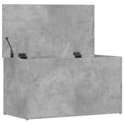 Cassapanca Grigio Cemento 84x42x46 cm in Legno Ingegnerizzato