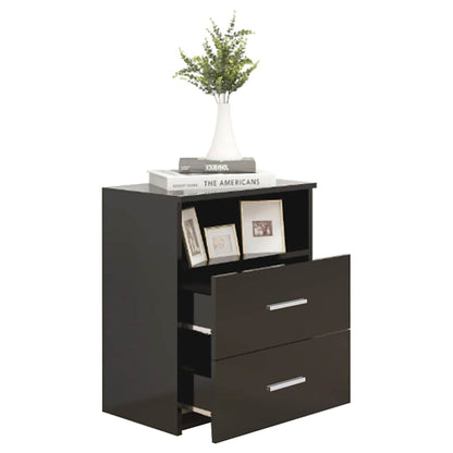 Comodino Nero 50x32x60 cm | homemem39