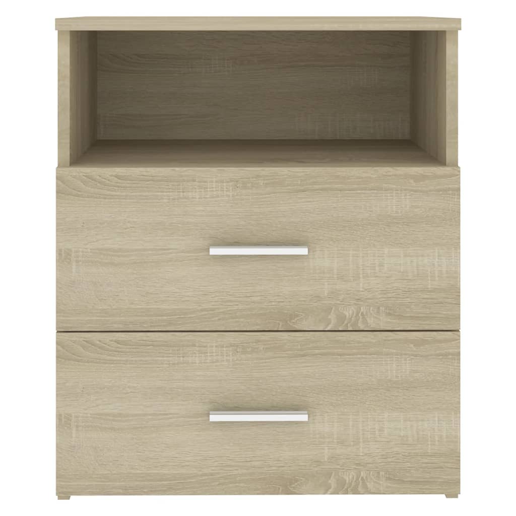 Comodini 2pz Rovere Sonoma 50x32x60 cm - homemem39
