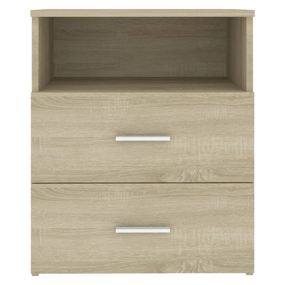 Comodini 2pz Rovere Sonoma 50x32x60 cm - homemem39