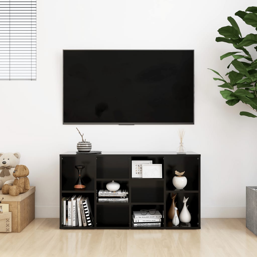 Scarpiera con Panchina Nera 103x30x55 cm Legno Multistrato - homemem39