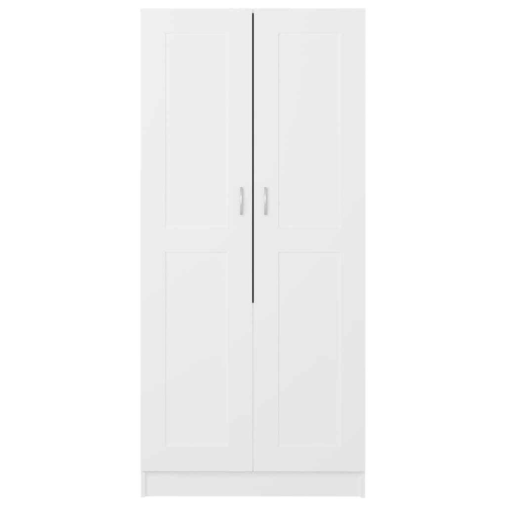 Armadio Bianco 82,5x51,5x180 cm in Legno Multistrato - homemem39