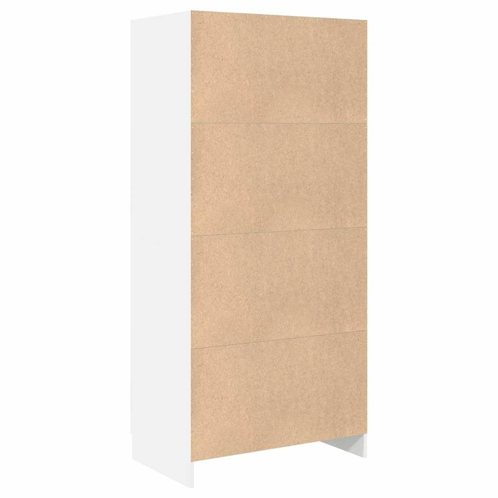 Armadio Bianco 82,5x51,5x180 cm in Legno Multistrato