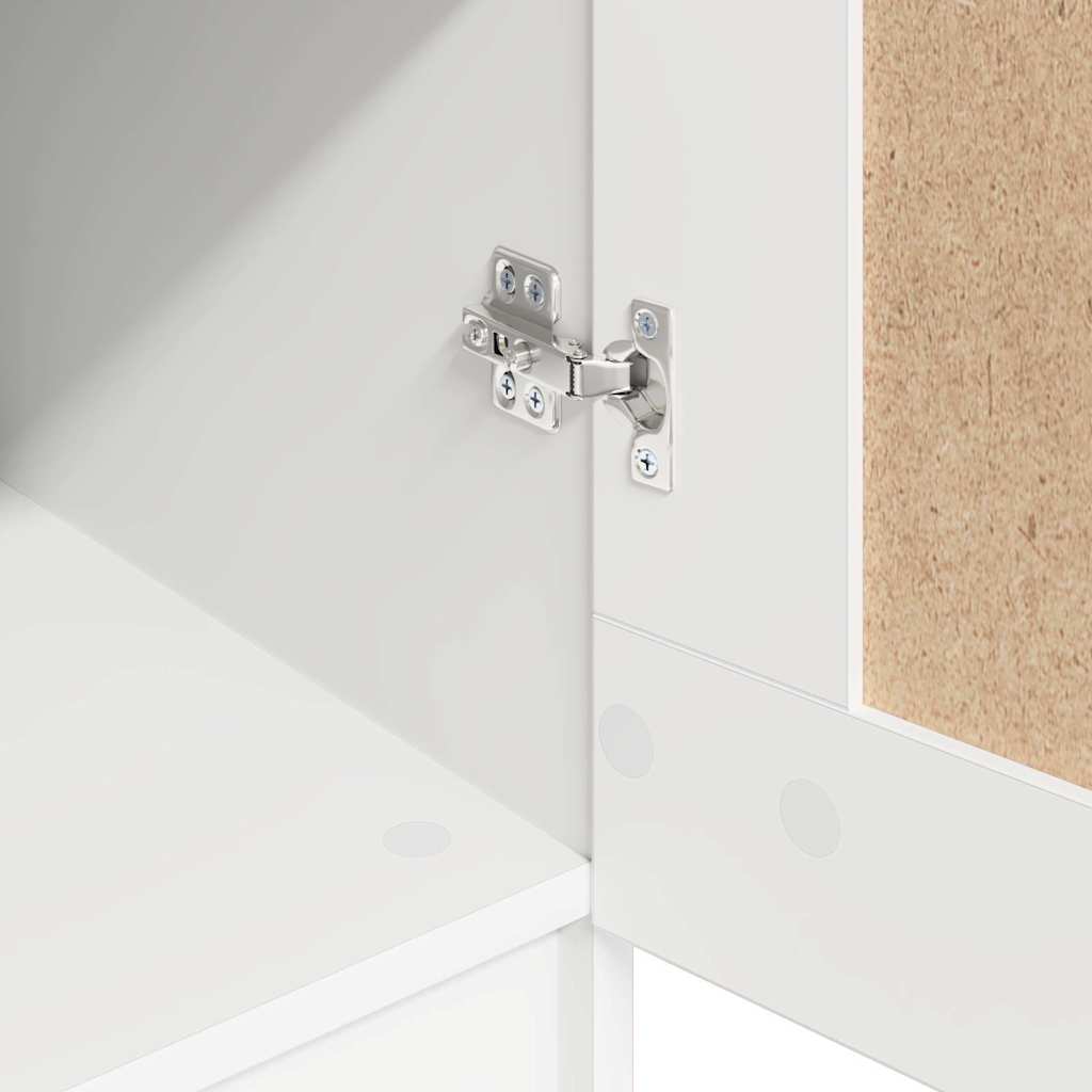 Armadio Bianco 82,5x51,5x180 cm in Legno Multistrato