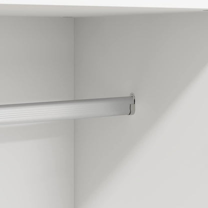 Armadio Bianco 82,5x51,5x180 cm in Legno Multistrato
