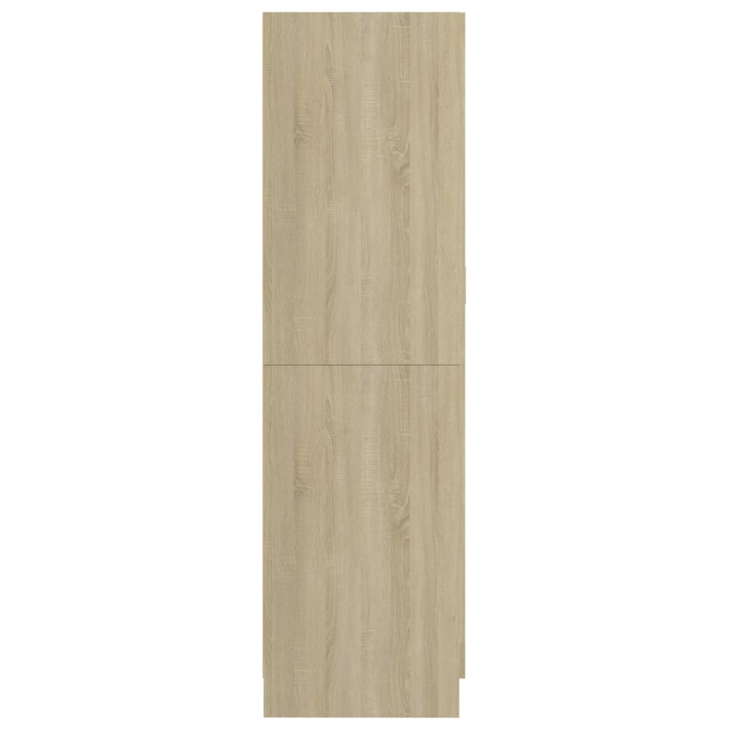Armadio Rovere Sonoma 82,5x51,5x180 cm in Legno Multistrato - homemem39