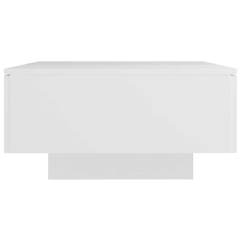 Tavolino da Salotto Bianco 90x60x31 cm in Legno Multistrato