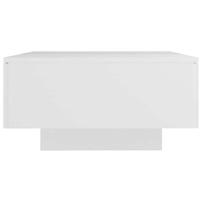 Tavolino da Salotto Bianco 90x60x31 cm in Legno Multistrato