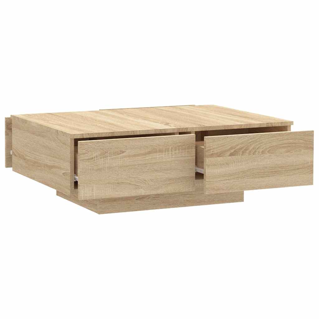 Tavolino da Salotto Rovere Sonoma 90x60x31 cm Legno Multistrato | homemem39