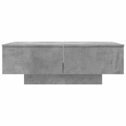 Tavolino da Salotto Grigio Cemento 90x60x31cm Legno Multistrato
