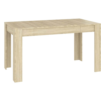 Tavolo da Pranzo Rovere Sonoma 140x74,5x76 cm Legno Multistrato - homemem39