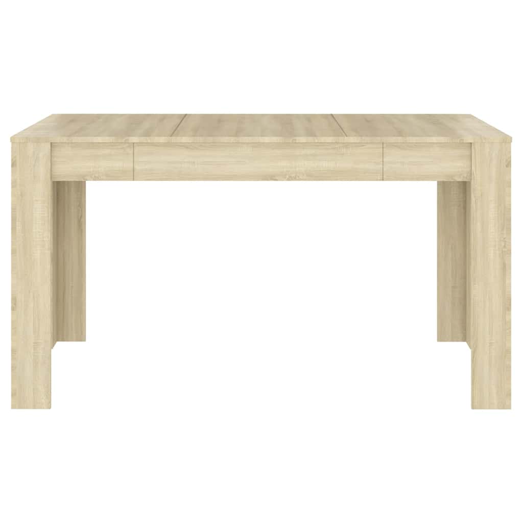 Tavolo da Pranzo Rovere Sonoma 140x74,5x76 cm Legno Multistrato - homemem39