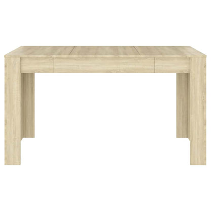 Tavolo da Pranzo Rovere Sonoma 140x74,5x76 cm Legno Multistrato - homemem39