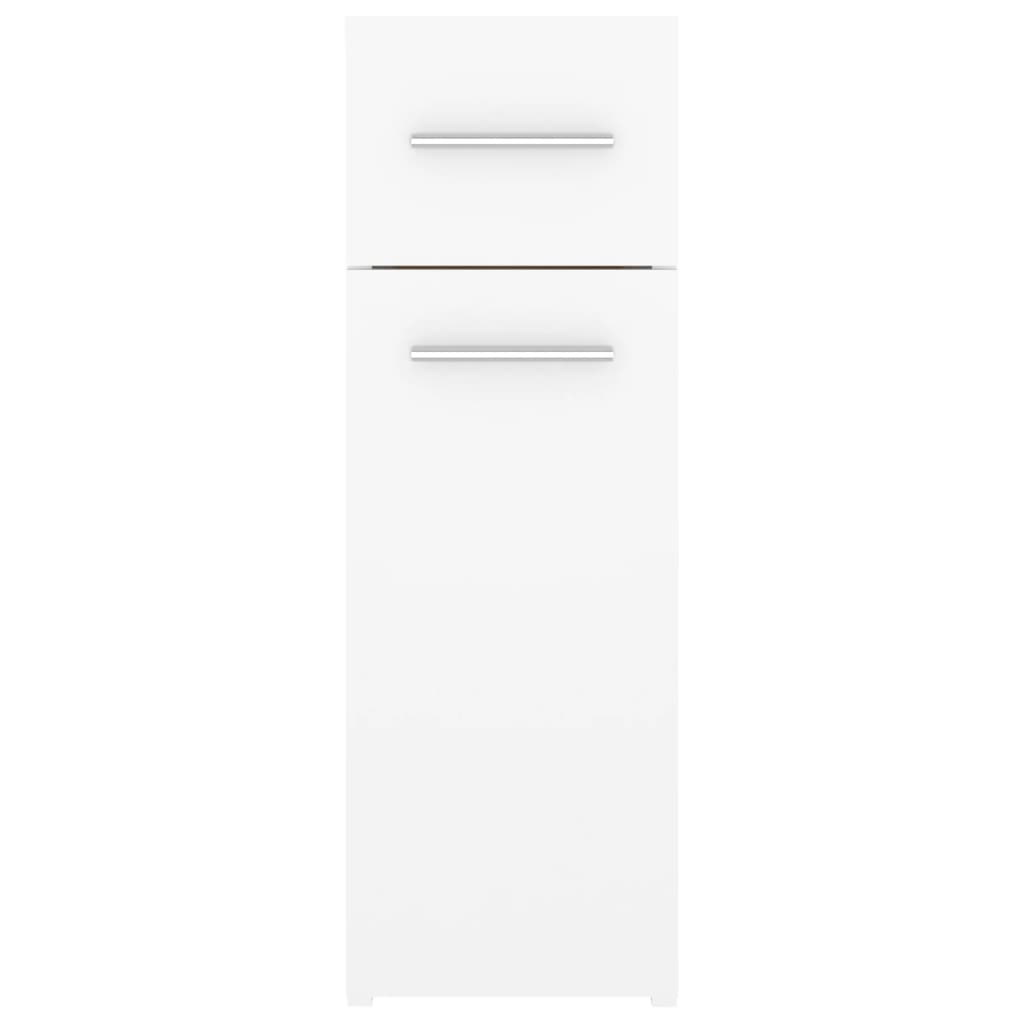 Armadietto da Farmacia Bianco 20x45,5x60 cm in Multistrato