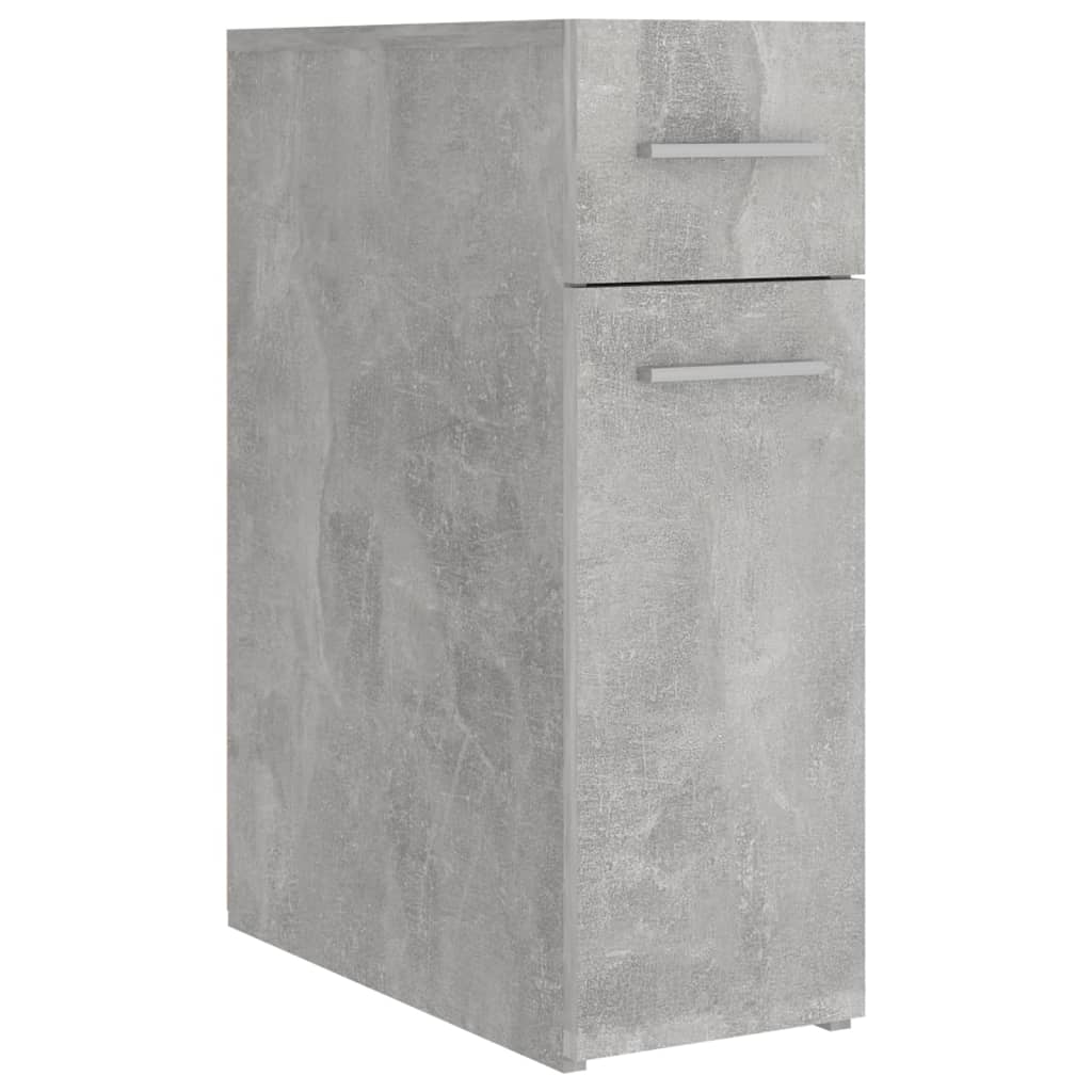 Armadietto da Farmacia Grigio Cemento 20x45,5x60 cm Multistrato - homemem39