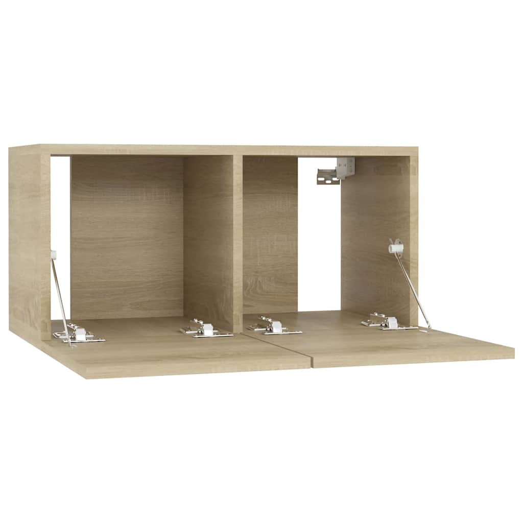 Mobile Porta TV Pensile Rovere Sonoma 60x30x30 cm | homemem39