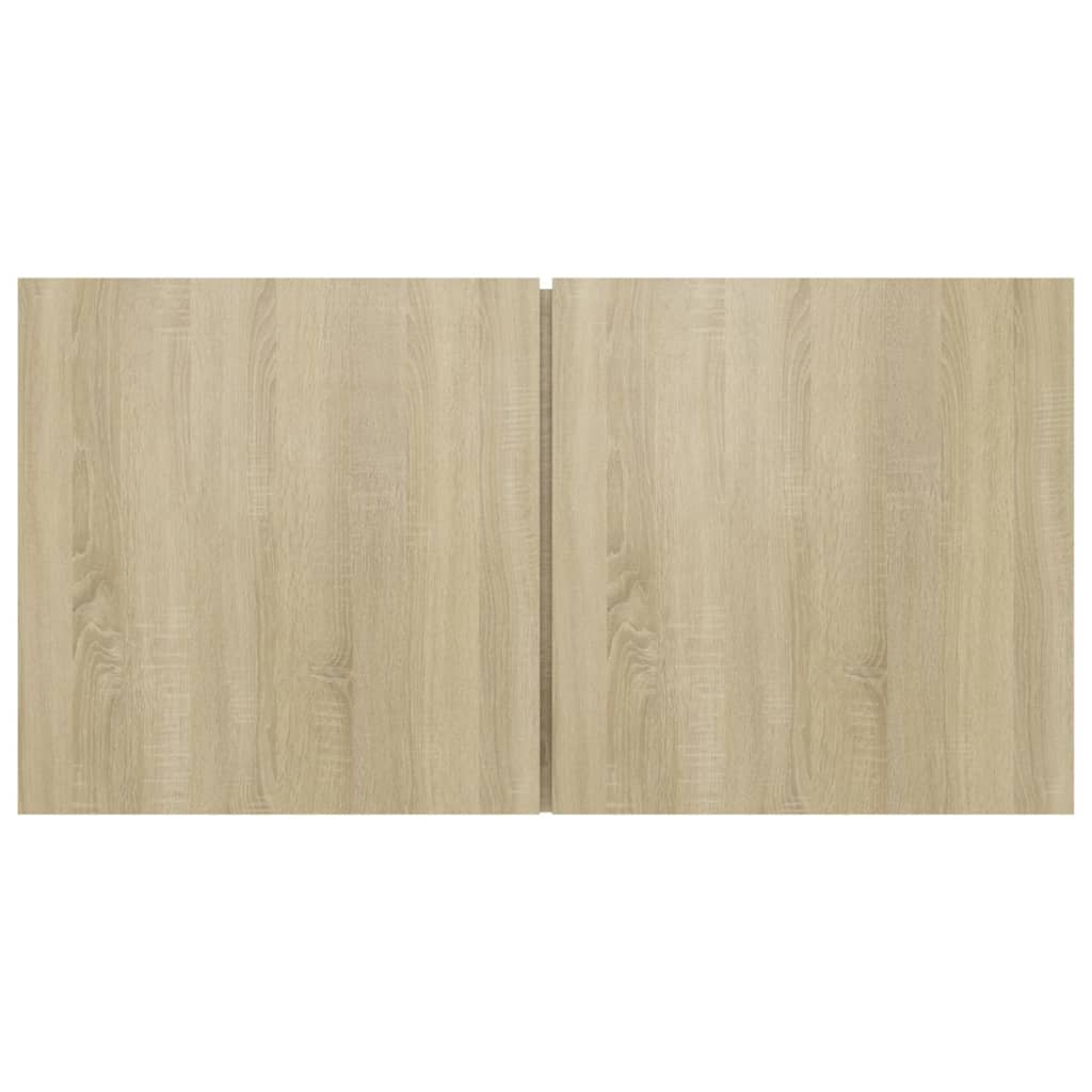 Mobili Porta TV Pensili 3pz Rovere Sonoma 60x30x30 cm