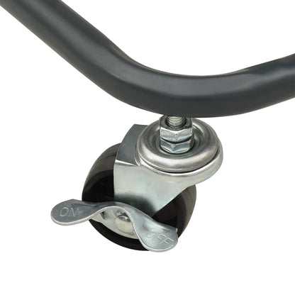 Carrello a 3 Livelli Antracite 43x34x79 cm in Acciaio