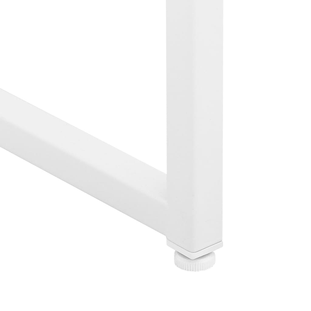 Credenza Alta Bianca 80x35x135 cm in Acciaio | homemem39