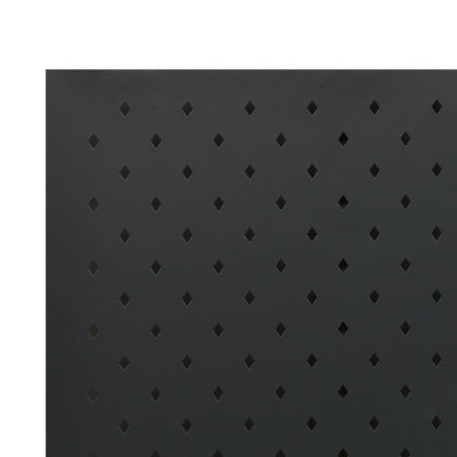 Paravento a 4 Pannelli Nero 160x180 cm in Acciaio | homemem39