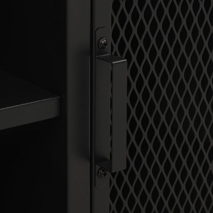 Mobile Porta TV Marrone Rustico 105x36x47 cm in Metallo e MDF - homemem39