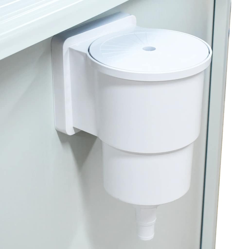 Piscina con Pareti in Acciaio Ovale 490x360x120 cm Bianca - homemem39