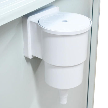 Piscina con Pareti in Acciaio Ovale 490x360x120 cm Bianca - homemem39