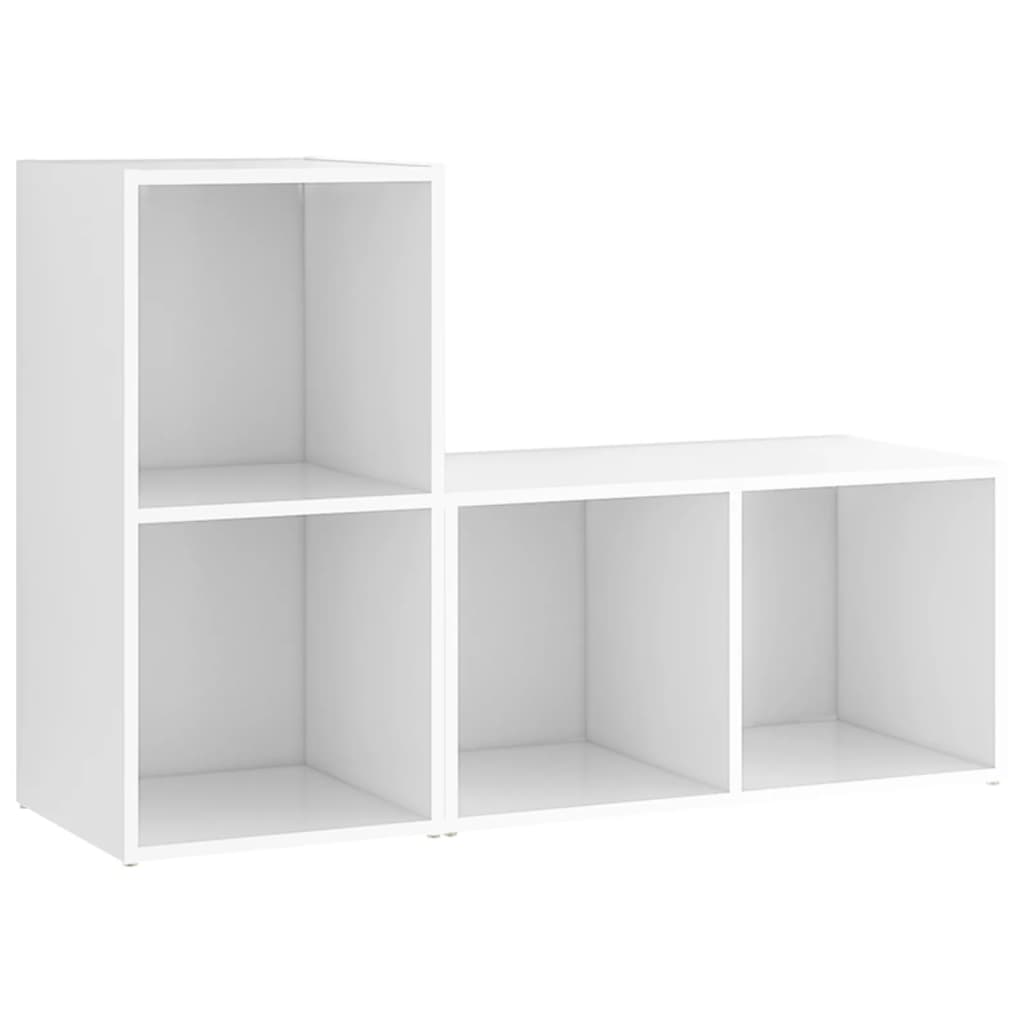 Mobili Porta TV 2 pz Bianco 72x35x36,5 cm in Legno Multistrato - homemem39