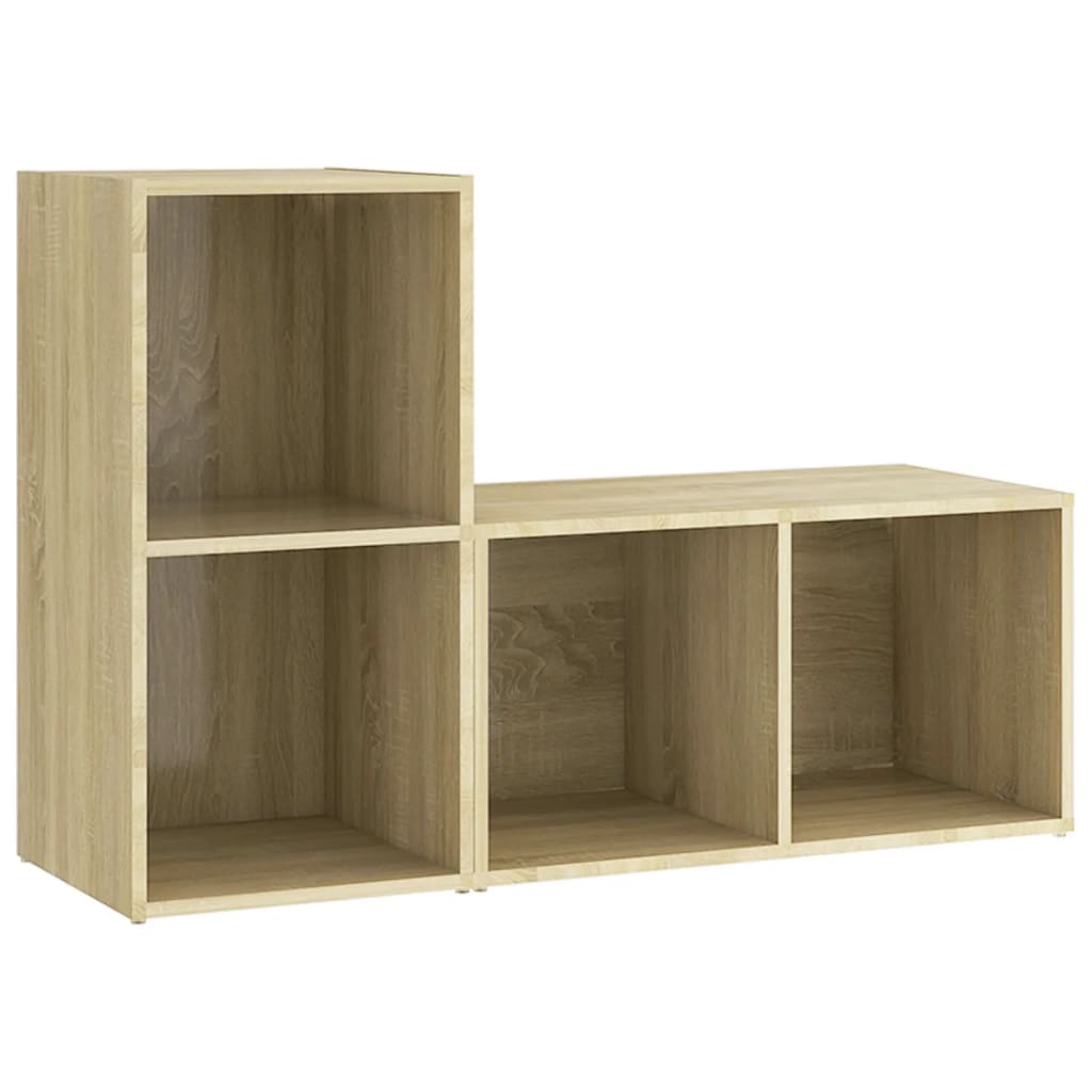 Mobili TV 2 pz Rovere Sonoma 72x35x36,5 cm in Legno Multistrato - homemem39