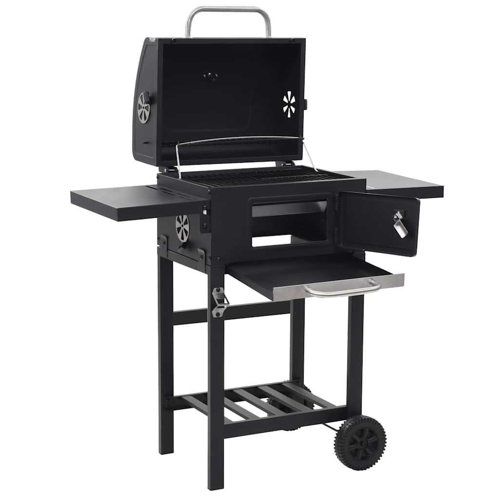 Forno per Pizza e Barbecue 3-in-1 Nero | homemem39