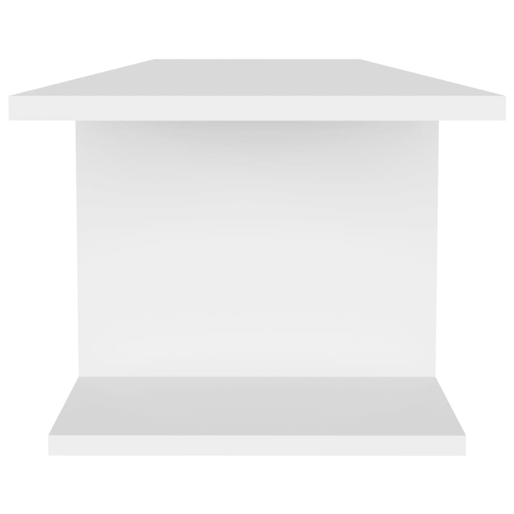 Mobile Porta TV a Parete Bianco 103x30x26,5 cm - homemem39