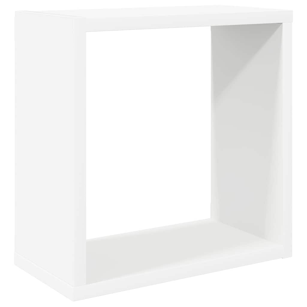 Mensole Parete a Cubo 6 pz Bianche 30x15x30 cm | homemem39