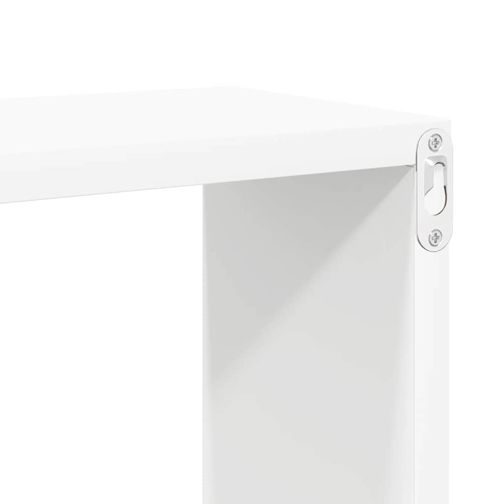 Mensole Parete a Cubo 6 pz Bianche 30x15x30 cm | homemem39