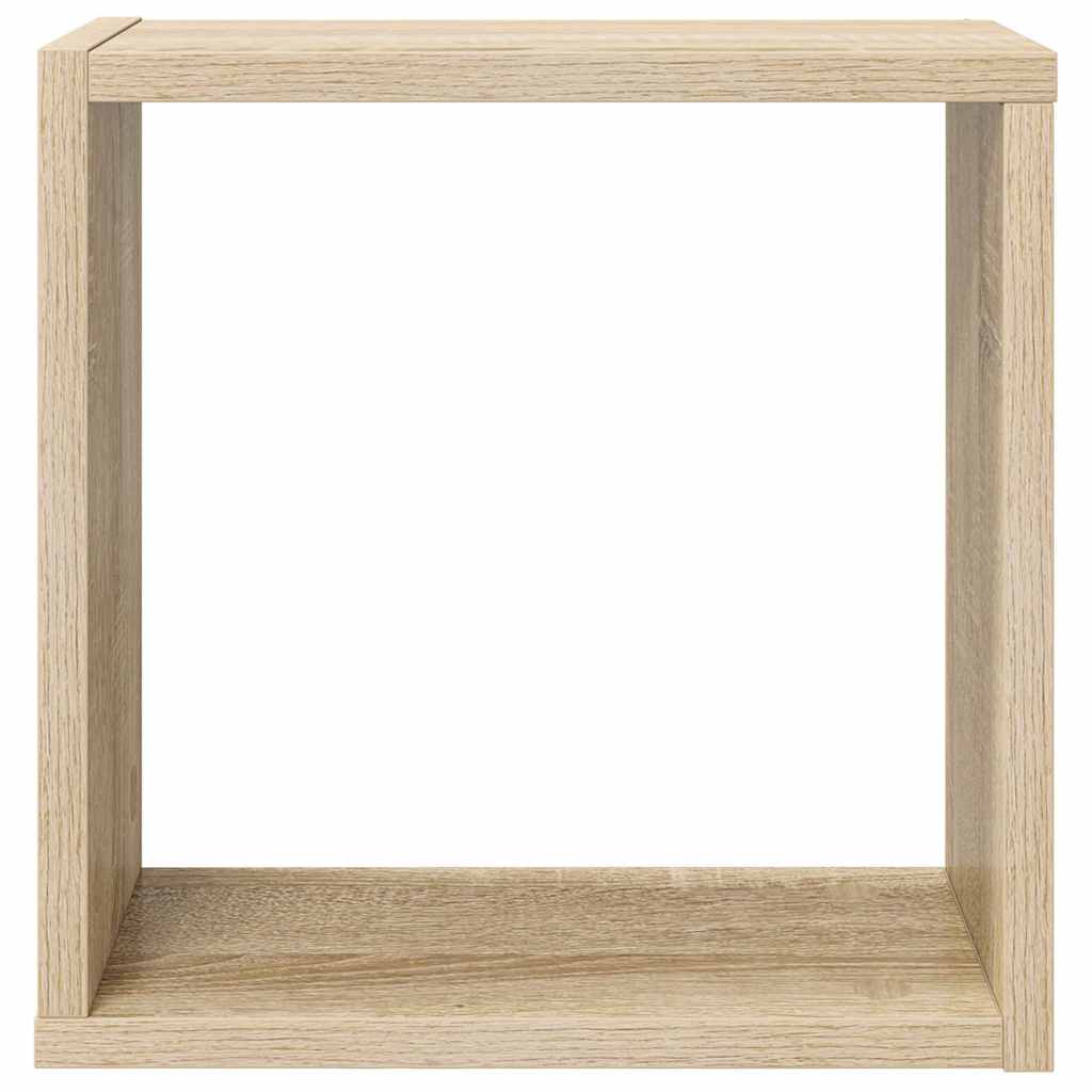 Mensole a Cubo 4 pz Rovere Sonoma 30x15x30 cm | homemem39