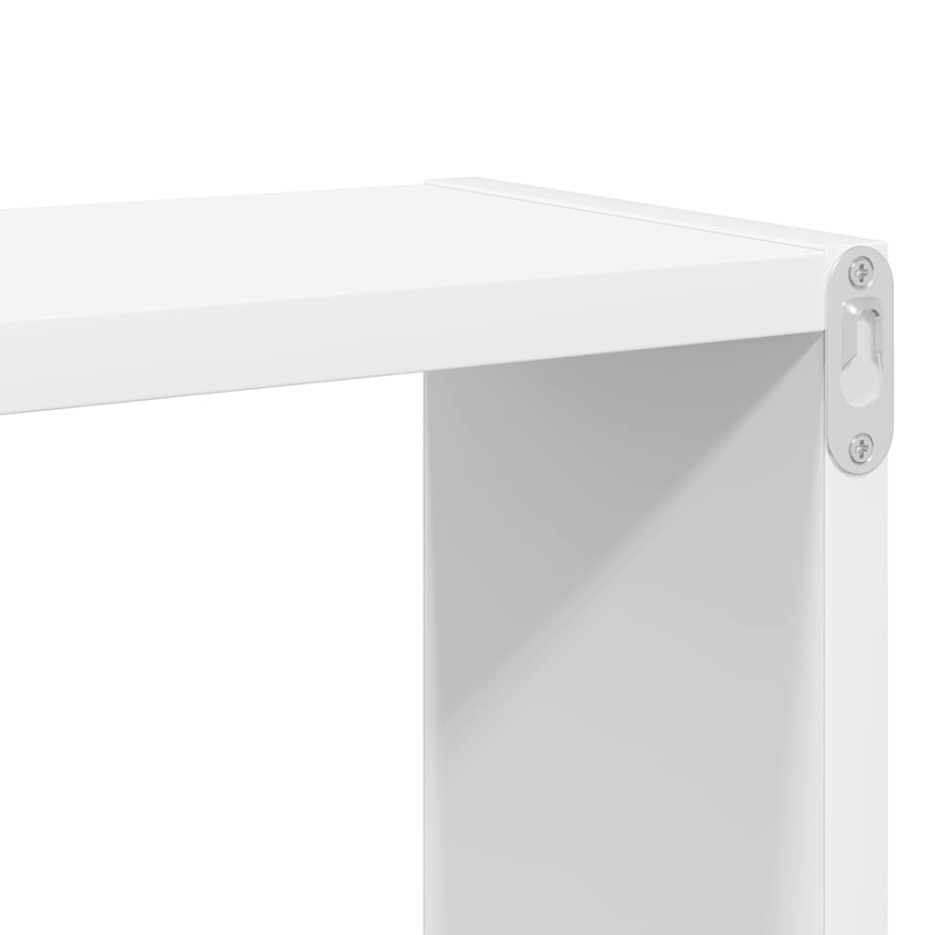 Mensole Parete a Cubo 2 pz Bianche 26x15x26 cm | homemem39