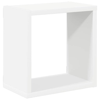 Mensole Parete a Cubo 4 pz Bianche 26x15x26 cm | homemem39