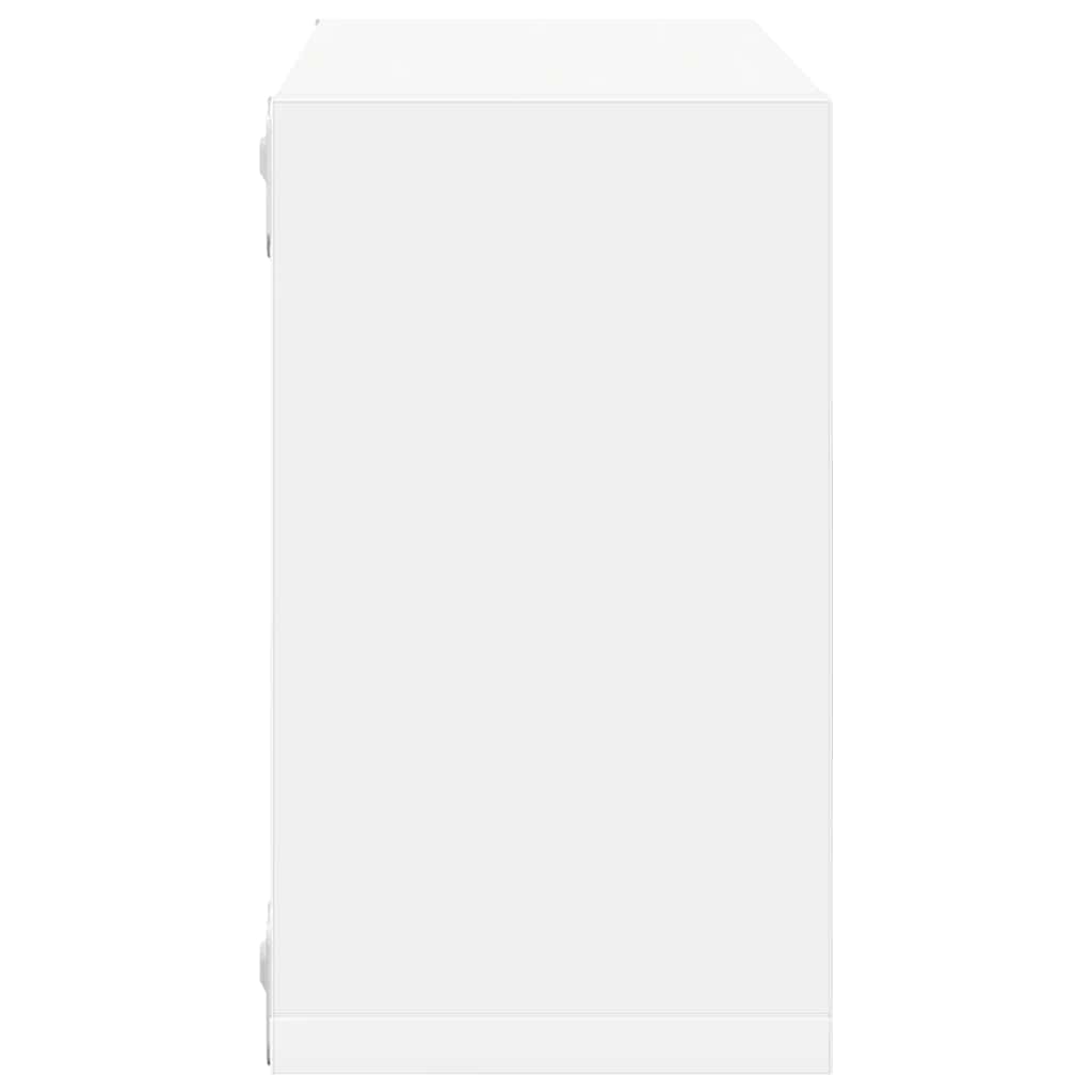 Mensole Parete a Cubo 4 pz Bianche 26x15x26 cm | homemem39