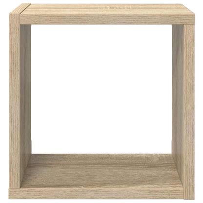 Mensole a Cubo 4 pz Rovere Sonoma 26x15x26 cm | homemem39