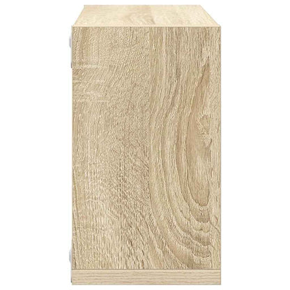 Mensole a Cubo 4 pz Rovere Sonoma 26x15x26 cm