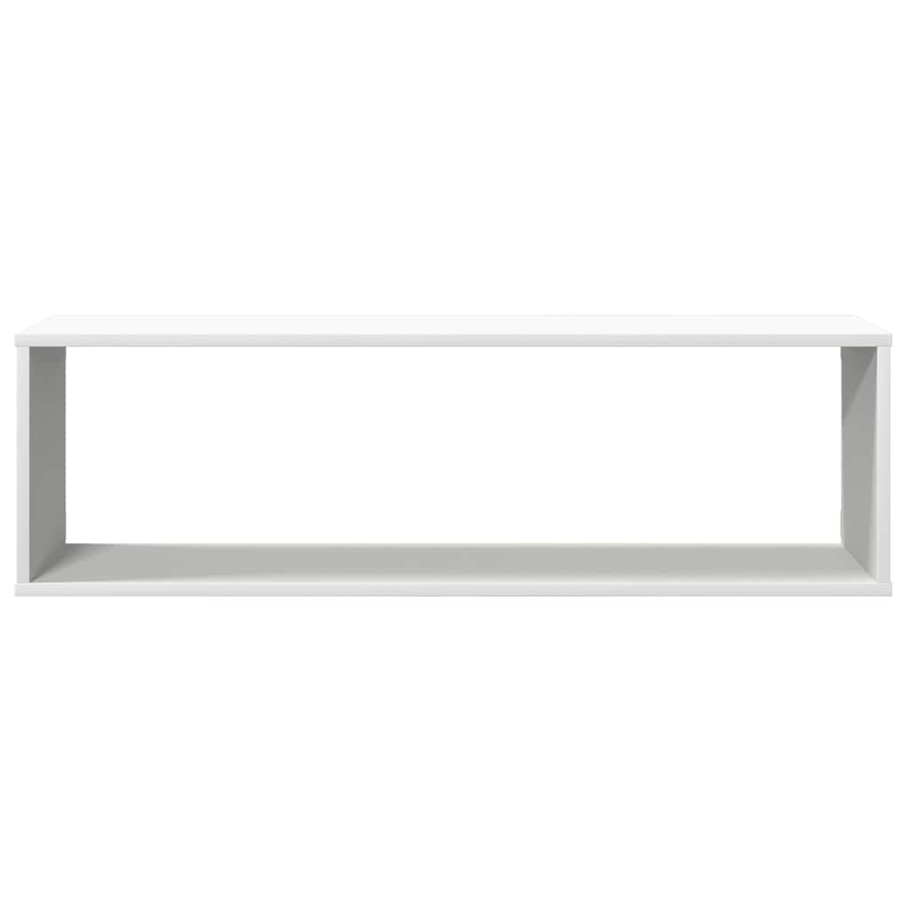 Mensole Parete a Cubo 4 pz Bianco 100x15x30 cm in Multistrato | homemem39