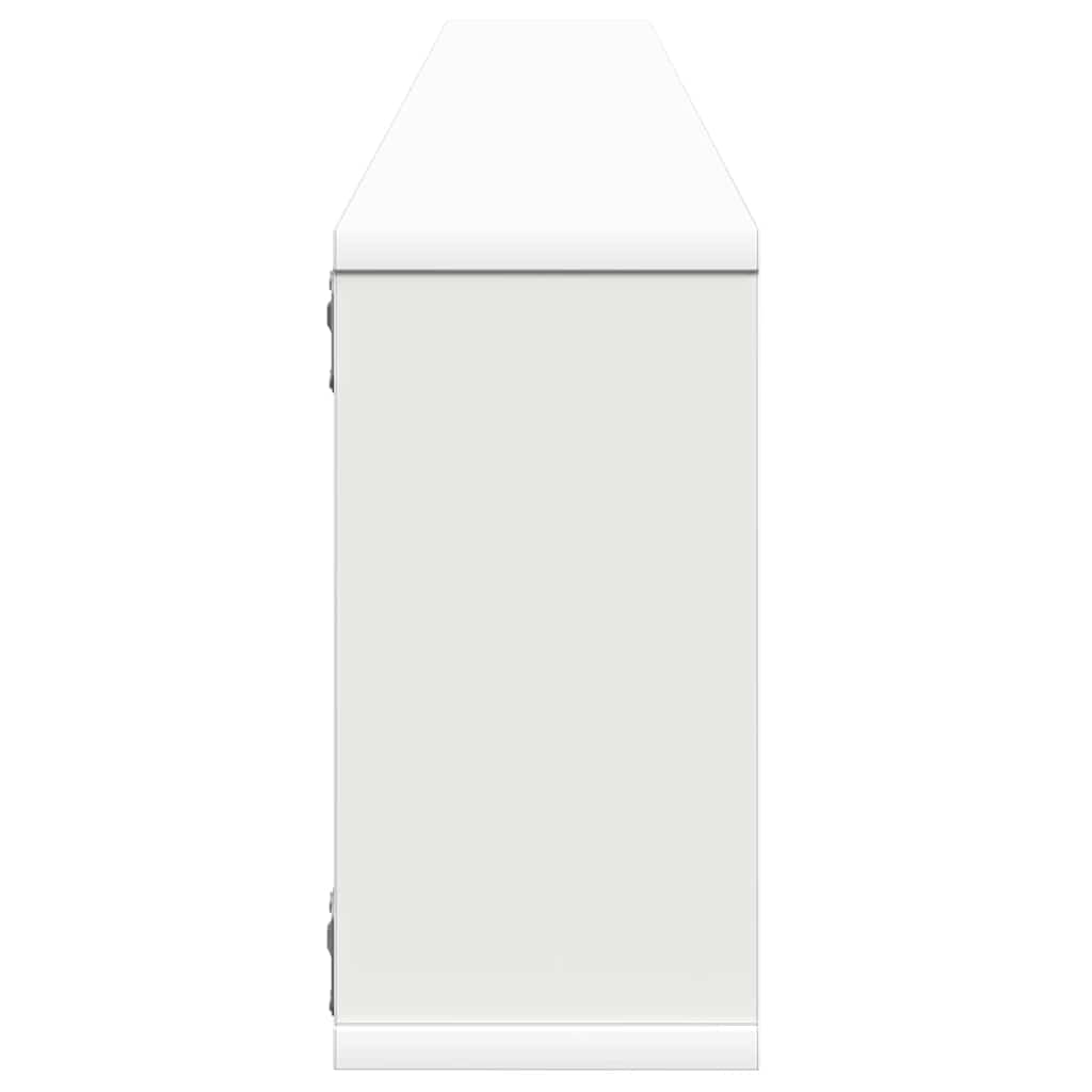 Mensole Parete a Cubo 4 pz Bianco 100x15x30 cm in Multistrato | homemem39