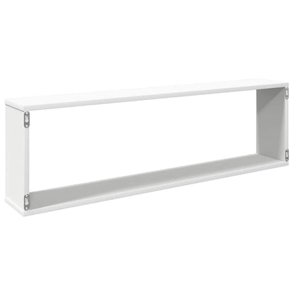 Mensole Parete a Cubo 4 pz Bianco 100x15x30 cm in Multistrato | homemem39