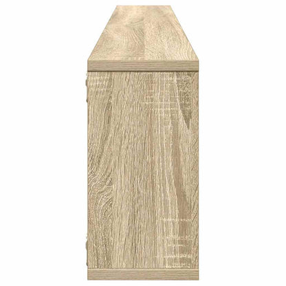 Mensole Parete a Cubo 4pz Rovere Sonoma 100x15x30cm Multistrato | homemem39