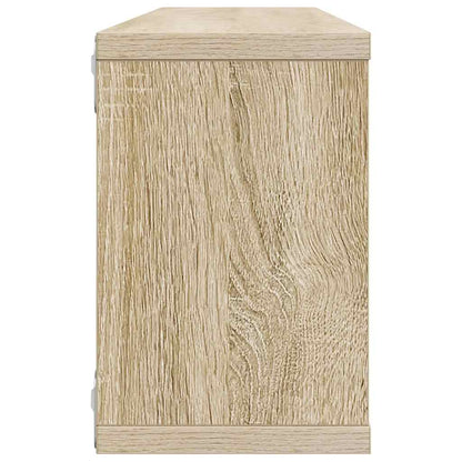 Mensole Parete a Cubo 2pz Rovere Sonoma 60x15x23 cm Multistrato | homemem39