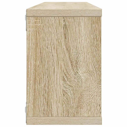 Mensole Parete a Cubo 4pz Rovere Sonoma 60x15x23 cm Multistrato