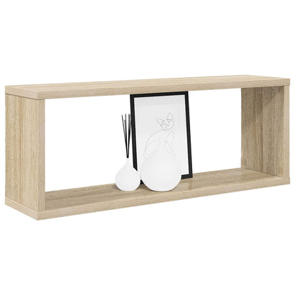 Mensole Parete a Cubo 6pz Rovere Sonoma 60x15x23 cm Multistrato